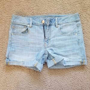 American eagle midi shorts